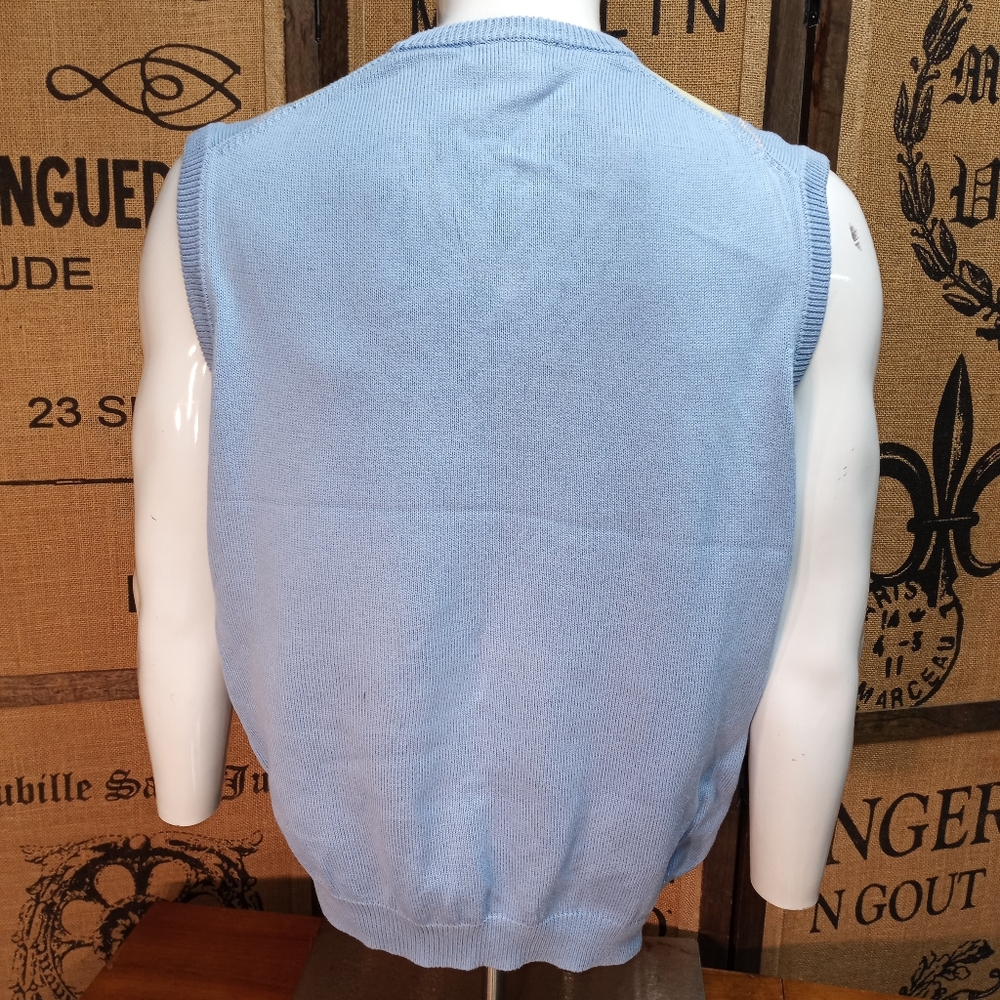 Brooks Brothers Supima Cotton Sweater Vest, L - Picture 4 of 6
